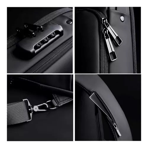 BOLSO ANTI ROBO+AUDIFONO M10+RELOJ S10